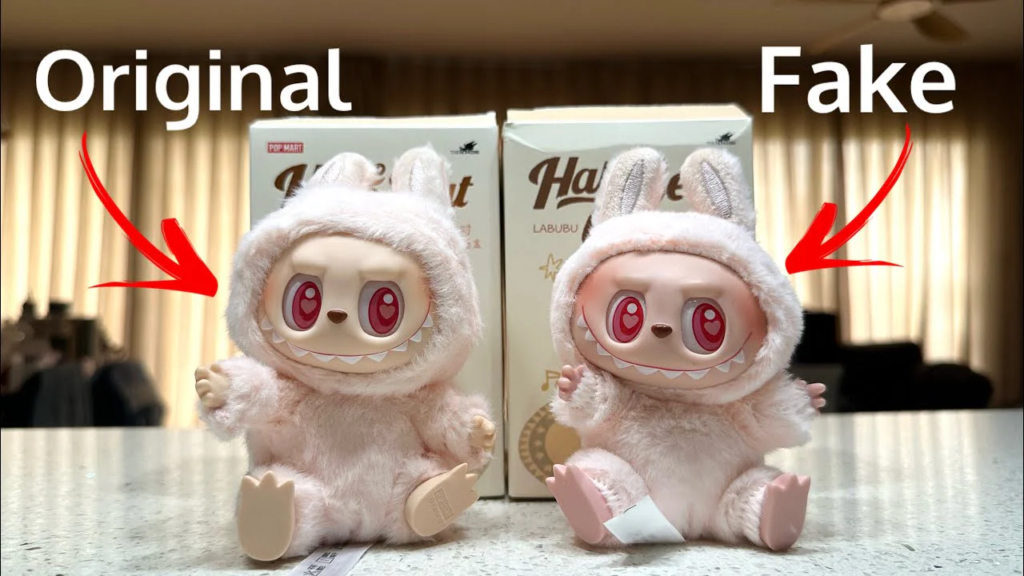 ququ labubu real vs fake